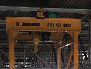 Goliath crane in workshop