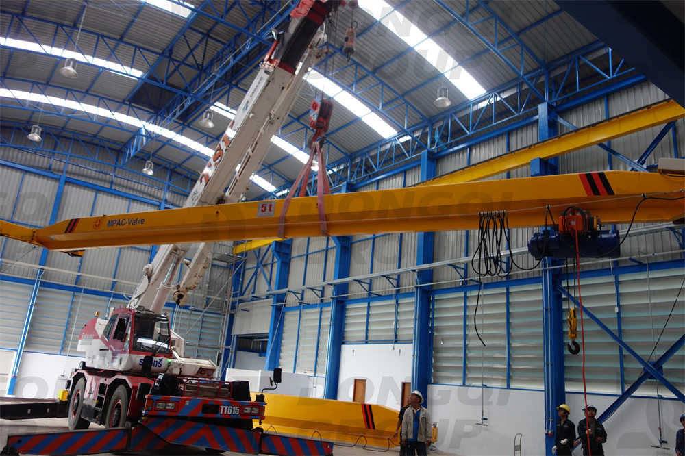 Installation of 5 ton overhead crane