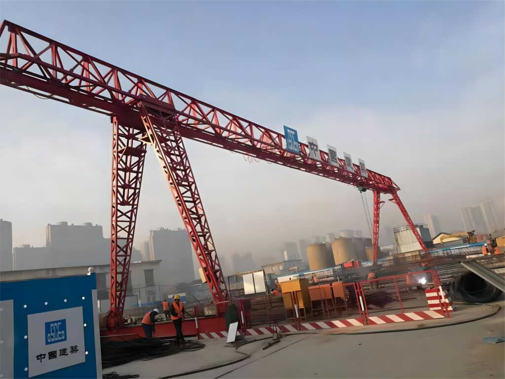 MH type 16t single beam gantry crane