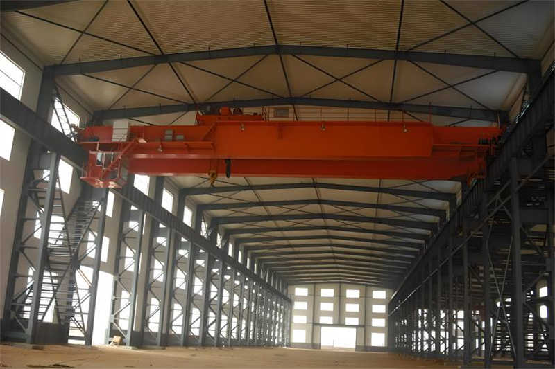 50/10 ton double beam hook bridge crane