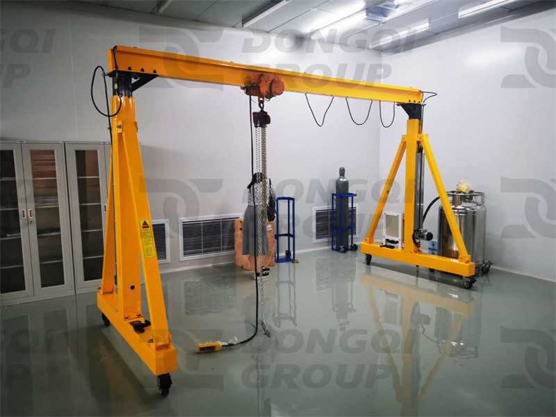 1 ton gantry crane with electric hoist